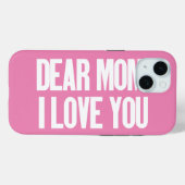 Beste mama, ik hou van je Case-Mate iPhone case (Achterkant (horizontaal))