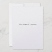 Beste mama, ik krijg het nu, aangepaste Moederdag  Kaart (Achterkant)