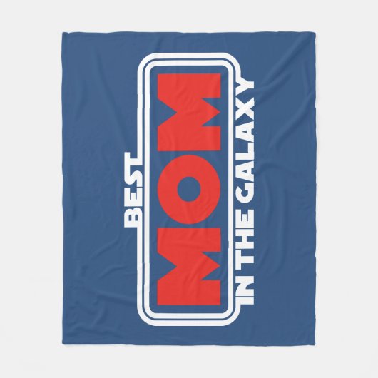 Beste mama in de Galaxy Fleece Deken (Voorkant)