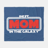 Beste mama in de Galaxy Fleece Deken (Voorkant (Horizontaal))