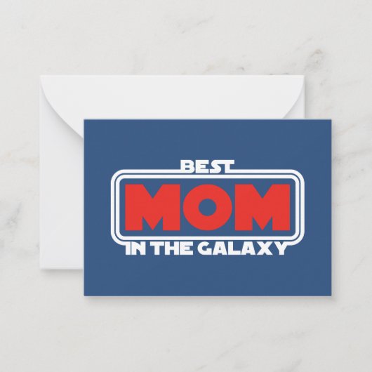 Beste mama in de Galaxy Notitiekaartje (Voorkant)