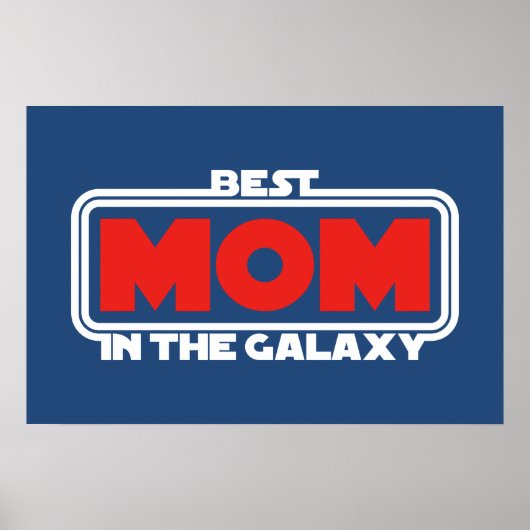 Beste mama in de Galaxy Poster (Voorkant)