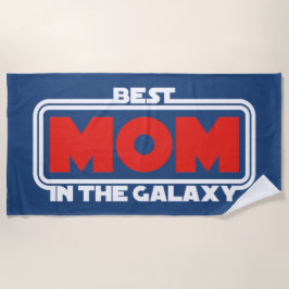 Beste mama in de Galaxy Strandlaken