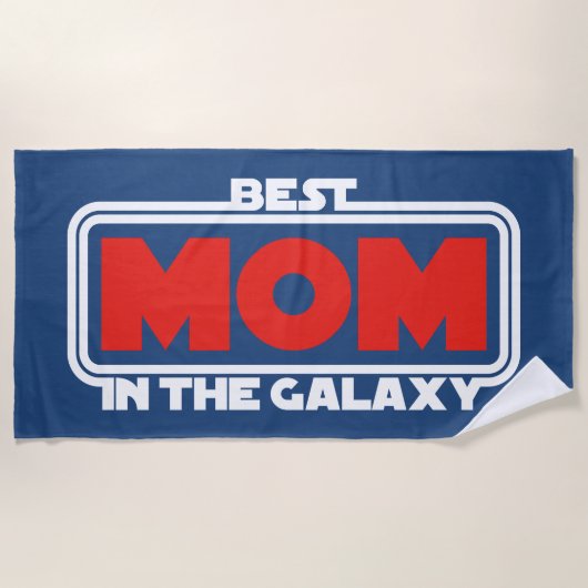 Beste mama in de Galaxy Strandlaken (Voorkant)