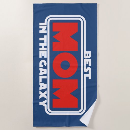 Beste mama in de Galaxy Strandlaken (Voorkant)