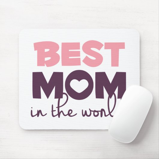 Beste mama in de Moederdag van de wereld | Mousepa Muismat (Met muis)