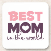 Beste mama in de Moederdag van de wereld | ONDERZE Onderzetter (Voorkant)