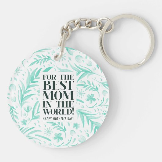 Beste mama in de Moederdag van de wereld Sleutelhanger (Achterkant)