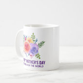 Beste mama in de Rozen van de Wereld Koffiemok (Voorkant links)