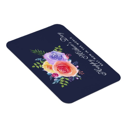 Beste mama in de Rozen van de Wereld Magneet (Rechterzijde)