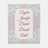 Beste mama in de wereld fleece deken (Voorkant)