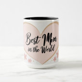 Beste mama in de wereld mok (Midden)