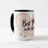Beste mama in de wereld mok (Voorkant links)