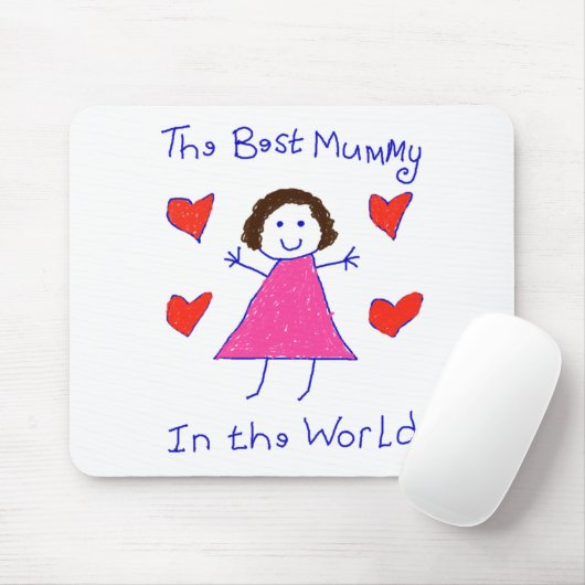 Beste mama in de wereld muismat (Met muis)