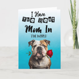 Beste mama in de wereld...persoonlijke Moederdag Bedankkaart