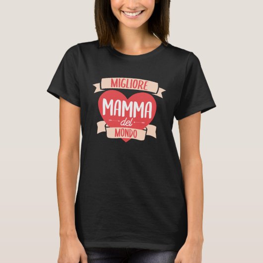 Beste mama in de wereld t-shirt (Voorkant)