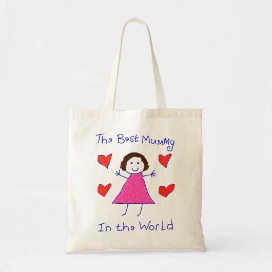 Beste mama in de wereld tote bag (Voorkant)