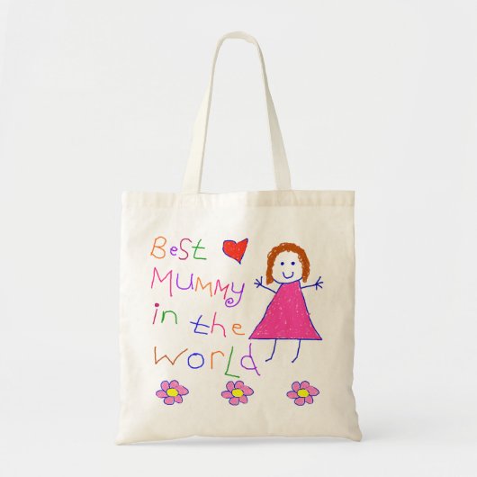 Beste mama in de wereld tote bag (Voorkant)