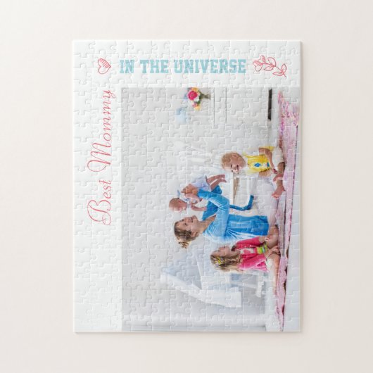 Beste mama in het universum - Aangepaste foto Legpuzzel (Verticaal)