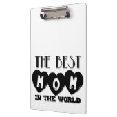 Beste mama in het wereldklembord van Moederdag Klembord (Links)