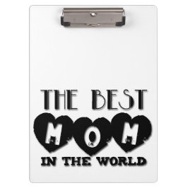 Beste mama in het wereldklembord van Moederdag Klembord