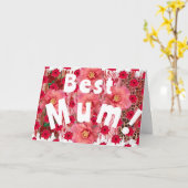 Beste mama! kaart (Gele Bloem)