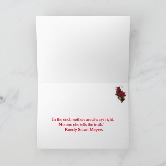 Beste mama! kaart (Binnen)