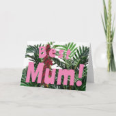 Beste mama! kaart (Voorkant)