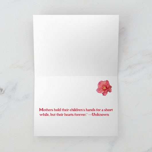 Beste mama! kaart (Binnen)