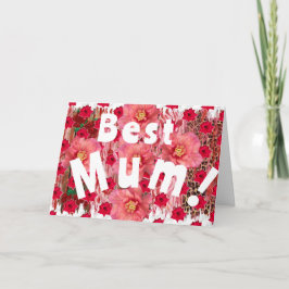 Beste mama! kaart