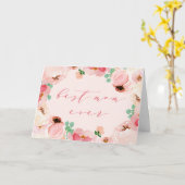 Beste mama-kaart | Moederdag-kaart Kaart (Gele Bloem)