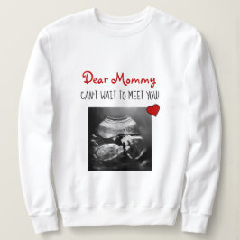 Beste mama kan niet wachten om je te ontmoeten! trui