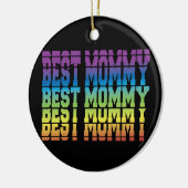 Beste mama keramisch ornament (Links)