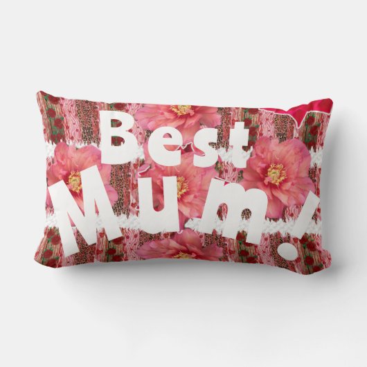 Beste mama! kussen (Achterkant)