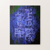 Beste mama met blauwe achtergrond legpuzzel (Verticaal)