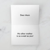 Beste mama met Neon Stars Wenskaart Kaart (Binnen)