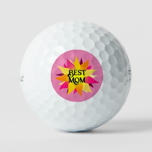 Beste mama - Moederdag Golf Ball Golfballen (Voorkant)