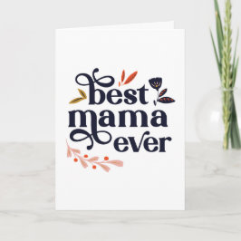 Beste mama-Moederdag kaart