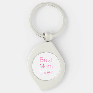 Beste mama, Moederdag, Moeder minimalistische fuch Sleutelhanger
