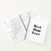 Beste mama, Moederdag, Moeder stijlvol recept boek (Binnen)