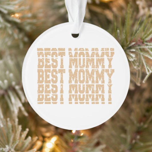 Beste mama, moederdag ornament (Boom)