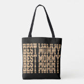 Beste mama, moederdag tote bag (Achterkant)