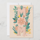 Beste mama. Moederdag voor bloemetjesbekisting Feestdagenkaart (Voorkant)