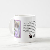 Beste mama of papa Gepersonaliseerd Foto liefdesbr Koffiemok (Voorkant links)