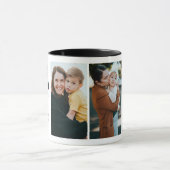 Beste Mama Ooit 2-Foto Collage & Aangepaste Berich Mok (Midden)