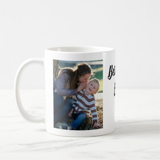 Beste mama ooit, aangepaste foto-Mok, Moederdag af Koffiemok (Links)