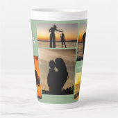 Beste mama ooit aangepaste fotocadeau latte mok (Voorkant)