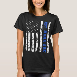 Beste mama ooit Amerikaanse vlag Patriottische ou T-shirt
