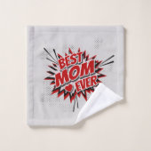 Beste mama ooit bad handdoek (Wasdoekje)