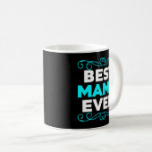 Beste mama ooit, blauw en wit koffiemok (Voorkant rechts)